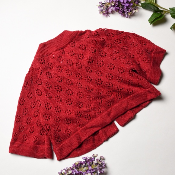 XHILARATION Red Christmas Sweater Vest Kids M - Picture 3 of 3